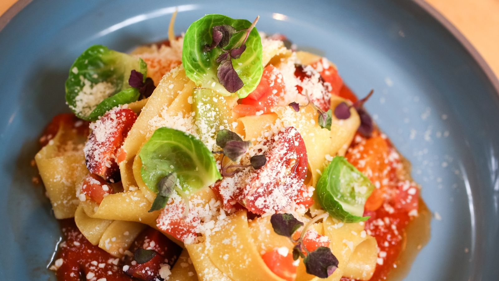 Housemade pappardelle at Grill restaurant at The St. Regis San Francisco